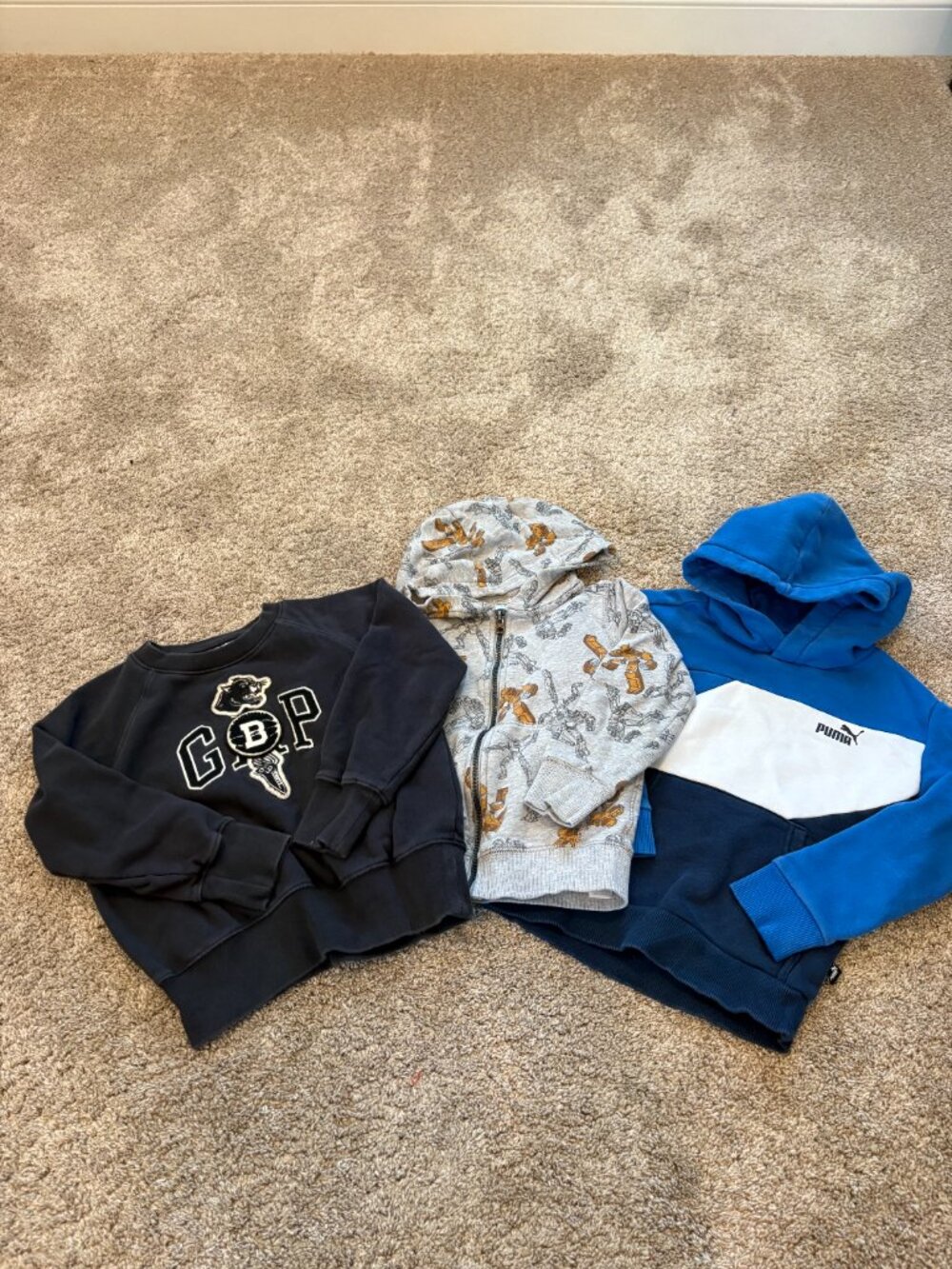 Boys hoodies and sweatshirt
